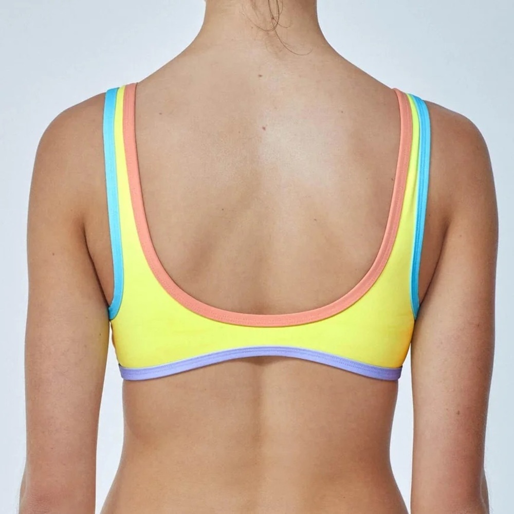 It’s Now Cool 90s Duo Crop Bikini Top - Picture 2 of 6
